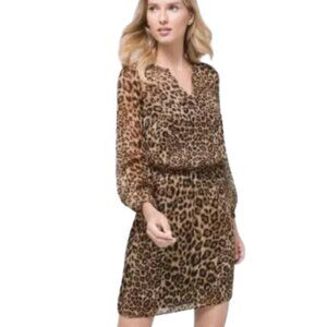 White House Black Market Cheetah Mini Dress